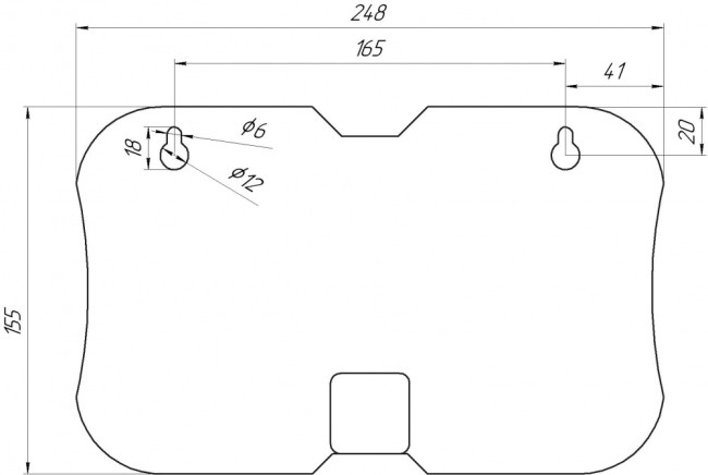 Активная комнатная телевизионная антенна Kroks TV-20 Home с кабелем и TV-разъемом