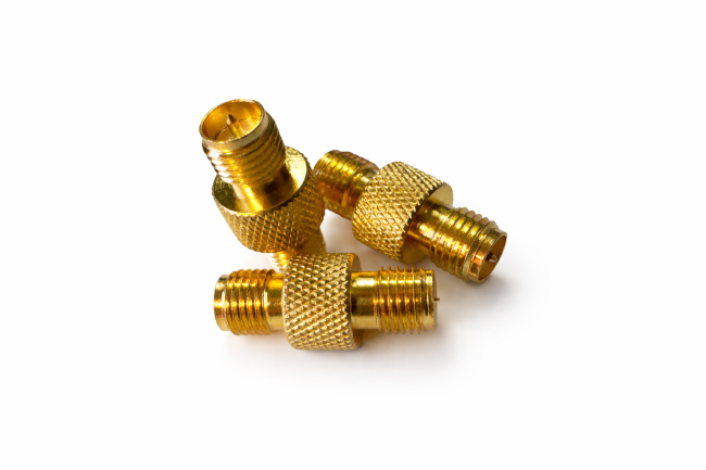 Переходник (обратный) RP-SMA-female - RP-SMA-female, 50 Ом, 20 шт