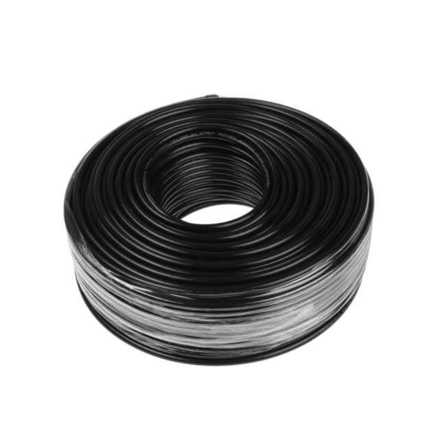 Кабель коаксиальный RG-11U, 75 Ом (CCS, оплетка 96 нитей AL), уличный, Netko, 100 метров