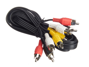 Шнур аудио-видео 4RCA - 4RCA, Cabletech, 1.2 метра