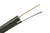 Кабель коаксиальный RG-11U с тросом, 75 Ом (CCS, оплетка 96 алюминиевых нитей), уличный, черный, 70 метров