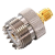 Переходник SMA-female - UHF-female (SO239), 50 Ом, 2 шт