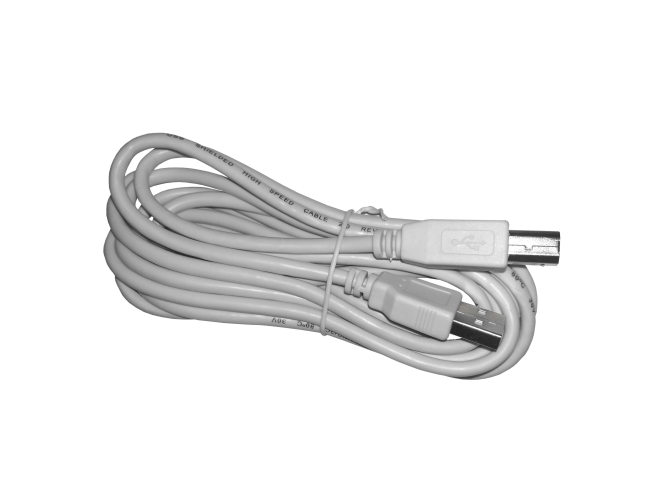 Кабель USB-A-male - USB-В-male, 3 метра, серый, Netko