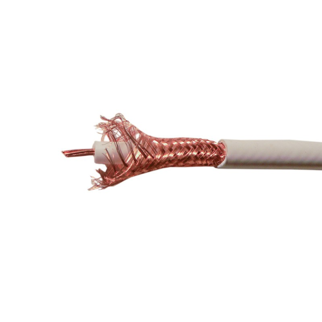 Кабель коаксиальный RG213, 50 Ом (медный проводник с медной оплеткой 144 нити), белый, 90 метров Кабель коаксиальный RG213, 50 Ом (медный проводник с медной оплеткой 144 нити), белый, 90 метров