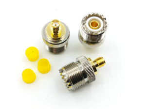 Переходник SMA-female - UHF-female (SO239), 50 Ом, 3 шт