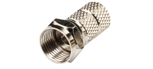 Разъем F-male на кабель RG-59, покрытие цинк, F113-56, Netko, 8 шт