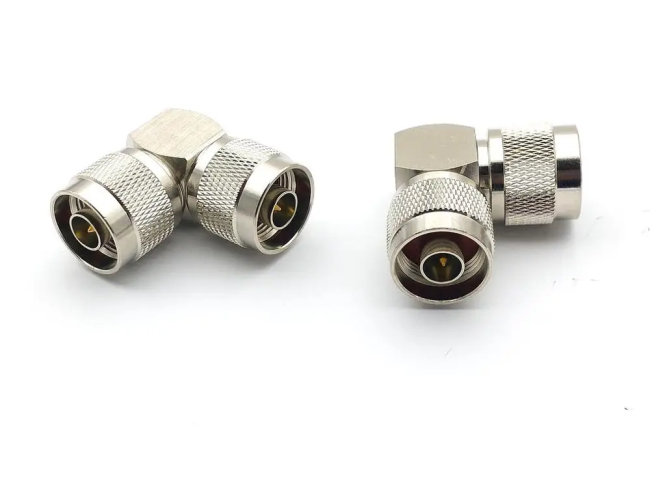 Угловой переходник N-male - N-male, 50 Ом, 10 шт