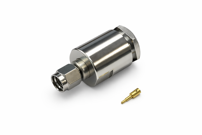 Разъем SMA-male под кабель 5D-FB (LMR-300, LMR-240, RG-8X), прижимной, сборный, 10 шт.