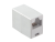 Соединительный модуль RJ-45 на RJ-45 (8p8c на 8p8c), медь, UTP, компактный (22х16х31мм), белый, 50 штук