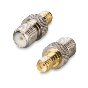 Переходник SMA-female - F-female, 50 Ом, 2 шт
