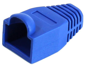 Изолирующий колпачок для патч-кордов из витой пары RJ-45 и RG-11, синий, D-6 мм, 50 шт. Netko