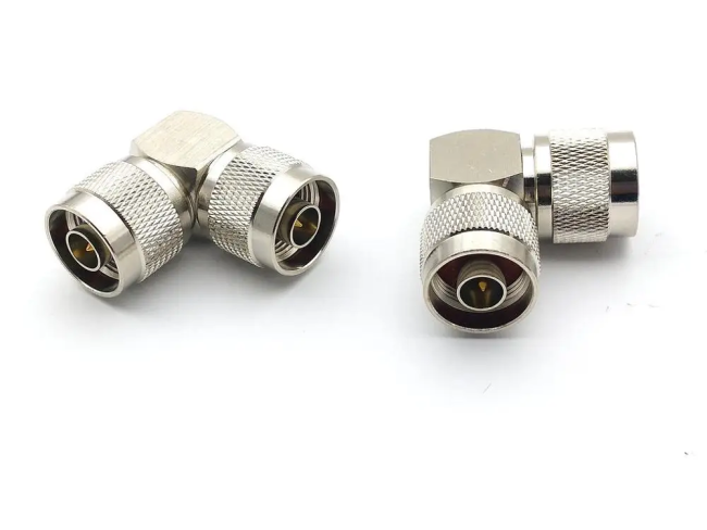 Угловой переходник N-male - N-male, 50 Ом, 4 шт