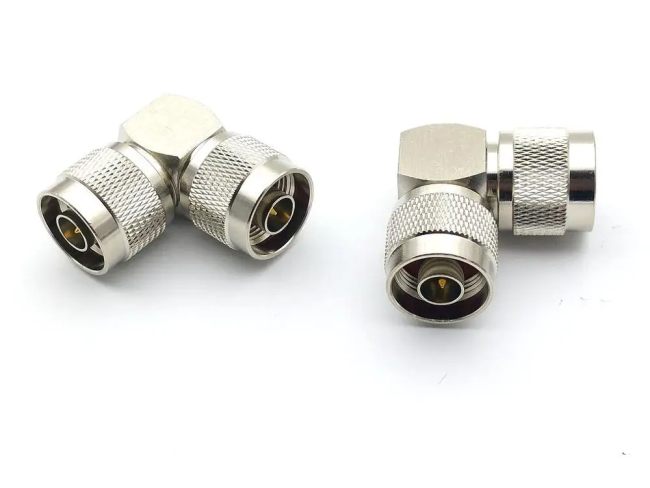 Угловой переходник N-male - N-male, 50 Ом, 4 шт