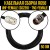 Кабельная сборка RG-58 (UHF-female (SO239) - TNC-female), 3 метра