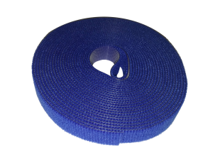 Лента-липучка многоразовая шириной 14.5 мм, длина 5м, Netko, синяя