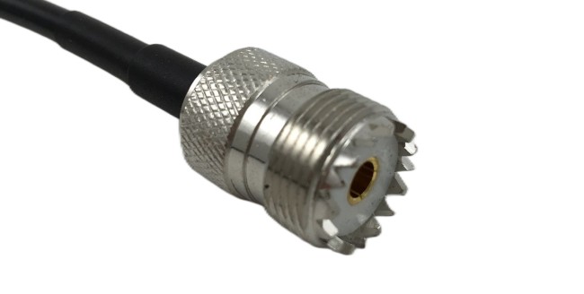 Кабельная сборка RG-58 (UHF-female (SO239) - N-male), 0,5 метра