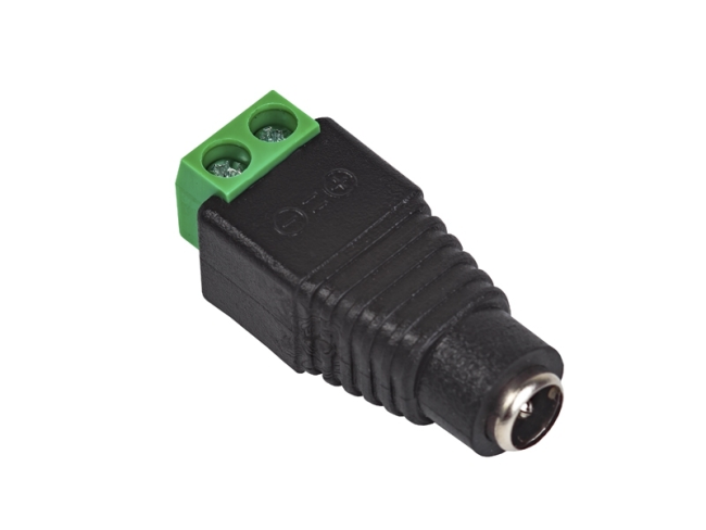 Переходник питания гнездо 5,5х2,1 мм - клеммная колодка винтовая