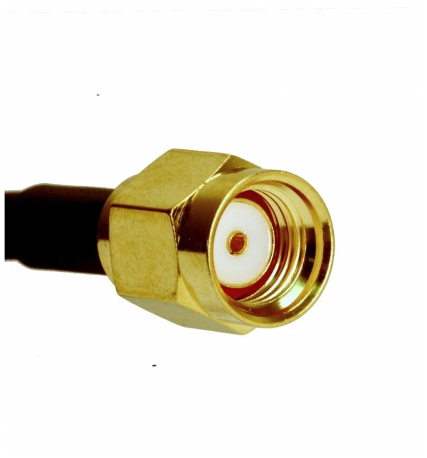 Разъем RP-SMA-male (S-A111F) под кабель RG58 (RG-58), 50 Ом, обжимной под пайку, 20 шт. Разъем RP-SMA-male (S-A111F) под кабель RG58 (RG-58), 50 Ом, обжимной под пайку, 20 шт.