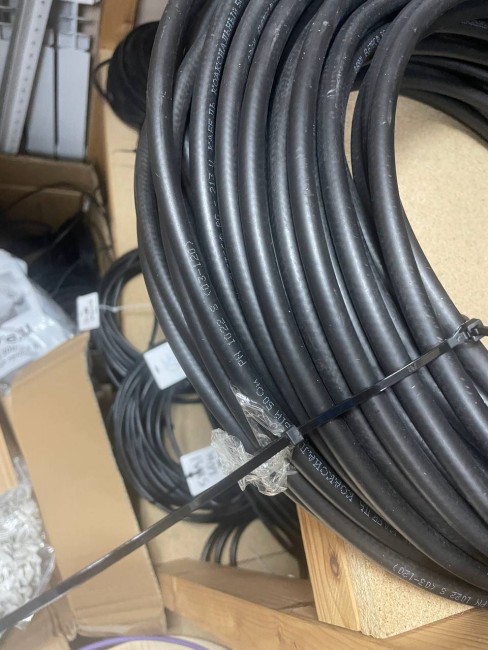 Кабель коаксиальный RG213 U MIL17, 50 Ом (медный проводник с CCA  оплеткой 128 нитей), уличный, 5 метров Кабель коаксиальный RG213 U MIL17, 50 Ом (медный проводник с CCA  оплеткой 128 нитей), уличный, 5 метров