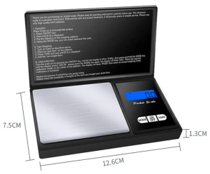 Весы ювелирные электронные MS-1000, от 0.1 до 1000 грамм