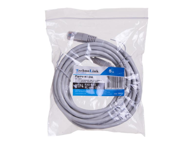 Патч корд 5 метров, UTP4, cat.6, чистая медь, интернет кабель RJ45 с переходником RJ-45 на RJ-45 в комплекте, серый Патч корд 5 метров, UTP4, cat.6, чистая медь, интернет кабель RJ45 с переходником RJ-45 на RJ-45 в комплекте, серый