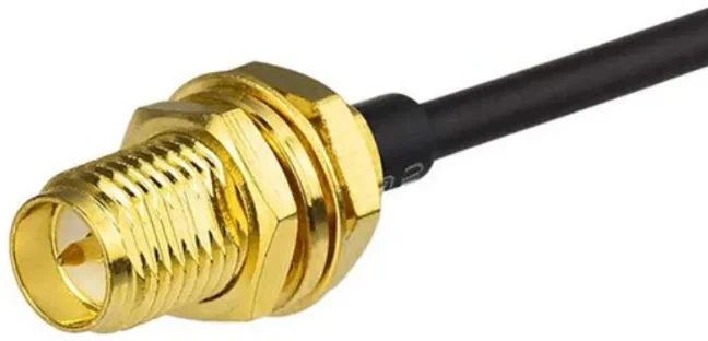 Разъем RP-SMA-female (S-A211F) под кабель RG58 (RG-58), 50 Ом, обжимной под пайку, 1 шт. Разъем RP-SMA-female (S-A211F) под кабель RG58 (RG-58), 50 Ом, обжимной под пайку, 1 шт.