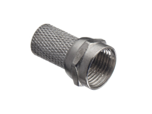 Разъем F-female на кабель RG-59, медный проводник, покрытие никель, F113-56, Netko, 10 шт