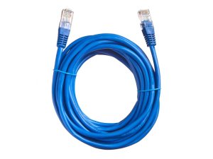 Патч корд 5 метров, UTP4, cat.5, чистая медь, интернет кабель RJ45 с переходником RJ-45 на RJ-45 в комплекте, синий