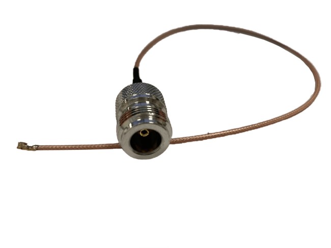 Пигтейл радиочастный (переходник) N-female - U.FL (IPEX), кабель RG178, 50 Ом, 20 см, 1 шт
