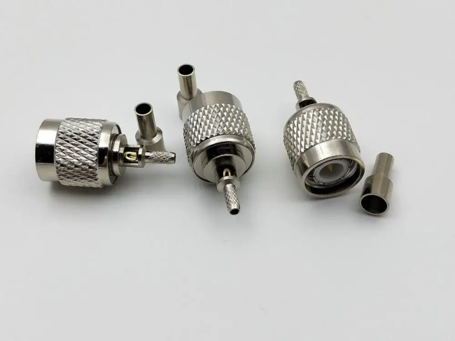 Разъем TNC-male под кабель RG174, RG178, RG316, 50 Ом, обжимной под пайку, 1 шт.