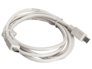 Кабель mini USB-B-male - mini USB-B-male, серый, Netko, 1.5 метра