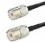 Кабельная сборка RG-58 (UHF-female (SO239) - UHF-female (SO239), 0,5 метра