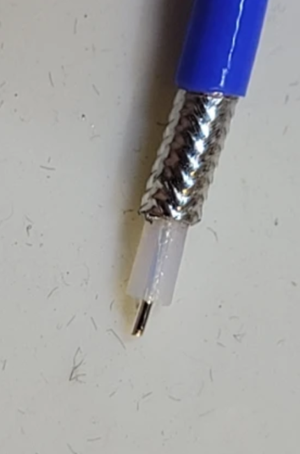 Кабель коаксиальный полужесткий RG-402 (CF-141-50-FEP), 50 Ом, многожильный, тефлоновая оболочка