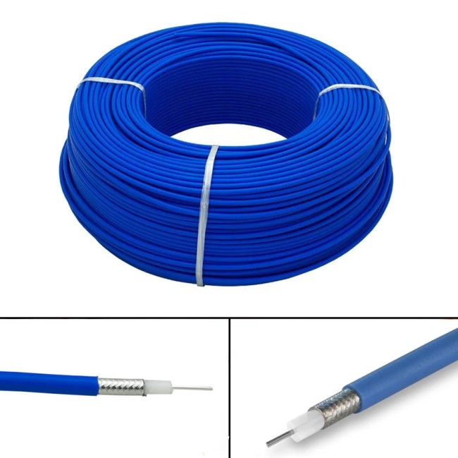 Кабель коаксиальный полужесткий RG-402 (CF-141-50-FEP), 50 Ом, многожильный, тефлоновая оболочка