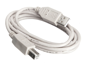 Кабель USB-A-male - USB-В-male, серый, Netko, 1,5 метра