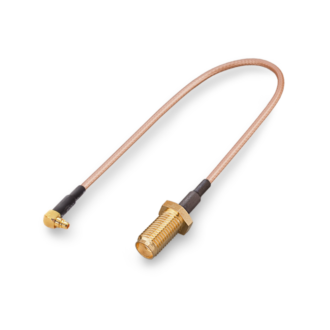 Комплект пигтейлов SMA-female - MMCX, кабель RG316, 50 Ом, 15 см, 5 шт