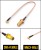 Комплект пигтейлов SMA-female - MMCX, кабель RG316, 50 Ом, 15 см, 6 шт