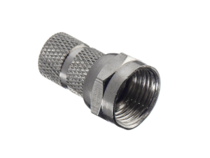 Разъем F-female на кабель 3С2V  медный проводник, покрытие никель, F113, Netko, 10 шт