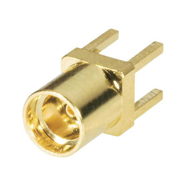 Разъем MMCX-female, прямой, на плату под пайку, 100 шт.