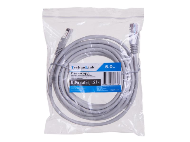 Патч корд 5 метров, UTP4, cat.5, чистая медь, интернет кабель RJ45 с переходником RJ-45 на RJ-45 в комплекте, серый Патч корд 5 метров, UTP4, cat.5, чистая медь, интернет кабель RJ45 с переходником RJ-45 на RJ-45 в комплекте, серый