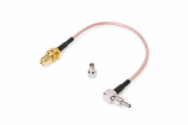 Универсальный пигтейл SMA-female с накручивающимся переходником TS9 и CRC9, 4 шт.