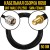 Кабельная сборка RG-58 (UHF-male (PL259) - SMA-female), 3 метра