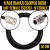Кабельная сборка RG-58 (UHF-female (SO239) - N-female), 0,5 метра