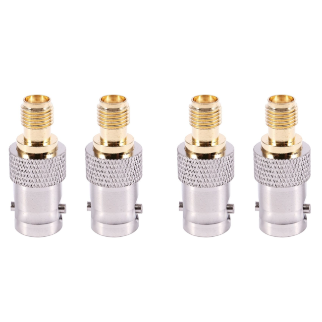 Переходник SMA-female - BNC-female, 50 Ом, 3 шт