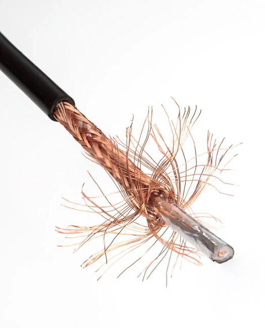 Кабель коаксиальный RG-58 A/U, медный проводник, моножильный, 50 Ом, оплетка луженая медь, черный, 150 метров Кабель коаксиальный RG-58 A/U, медный проводник, моножильный, 50 Ом, оплетка луженая медь, черный, 150 метров