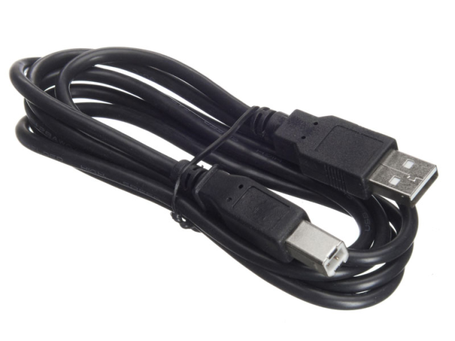 Кабель USB-A-male - USB-В, черный, Netko 1,5 метра