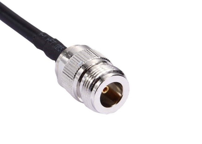 Кабельная сборка RG-58 (UHF-female (SO239) - N-female), 1 метр