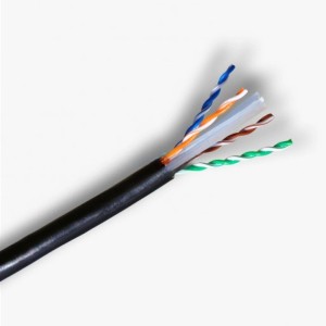 Кабель витая пара UTP, cat.6 AWG23, 4 пары, омедненный, уличный, 190 метров