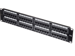 Патч-панель UTP, 19', 48 портов, RJ45, cat.5е, 2U, Dual Type, Netko