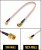 Комплект пигтейлов SMA-male - MMCX, кабель RG316, 50 Ом, 15 см, 6 шт